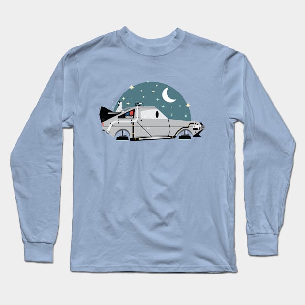 Cars: Back To The Future Long Sleeve T-Shirt by StudioGrason